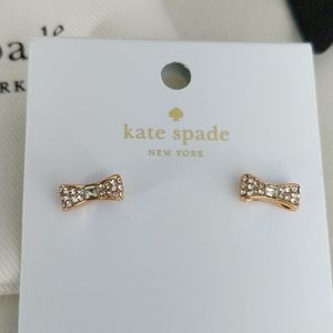 NWT Kate Spade β οΈ Gold Bow Earrings